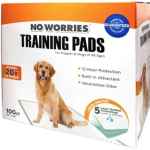 Four Paws No Worries 12-Hour Dog Training Pads 100 Count 1Ea