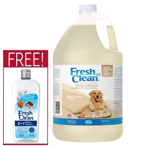 Fresh 'n Clean Oatmeal 'n Baking Soda 15:1 Dog Grooming Shampoo Gallon