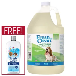 Fresh 'n Clean Oatmeal 鈥榥 Baking Soda Dog Grooming Shampoo Gallon