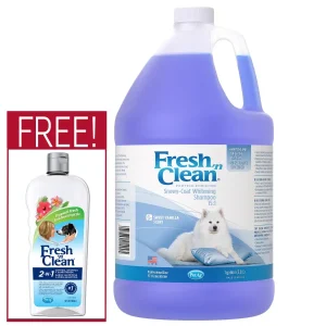 Fresh 'n Clean Snowy Coat 15:1 Dog Grooming Shampoo Gallon