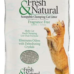 Fresh & Natural Fragrance Free Bag Cat Litter - 20 lb Bag