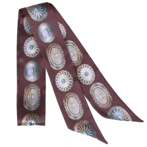Fringe Scarves Big Concho Brown Twilly
