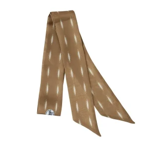 Fringe Scarves Buck Stitch Mustard Twilly