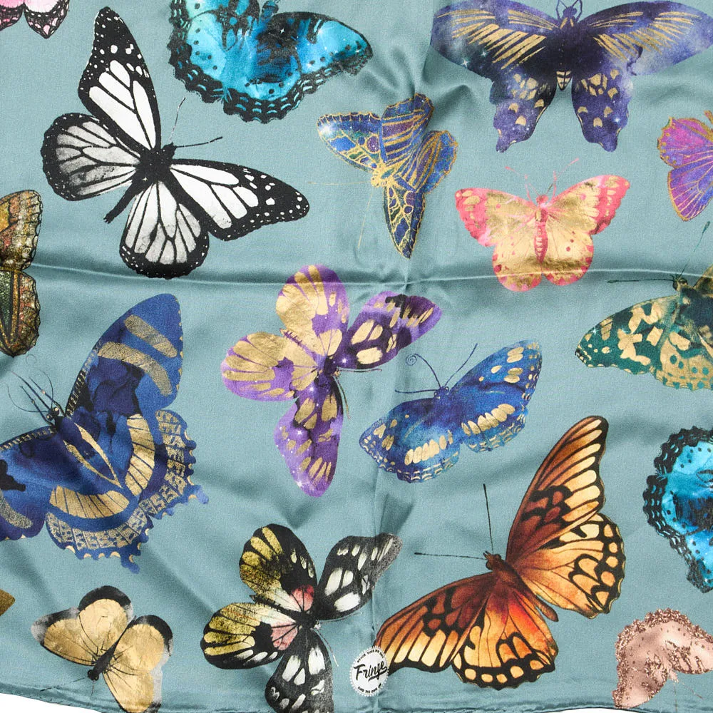 Fringe Scarves Butterflies Wild Rag - Image 2