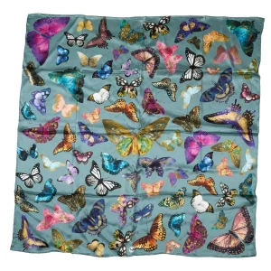 Fringe Scarves Butterflies Wild Rag