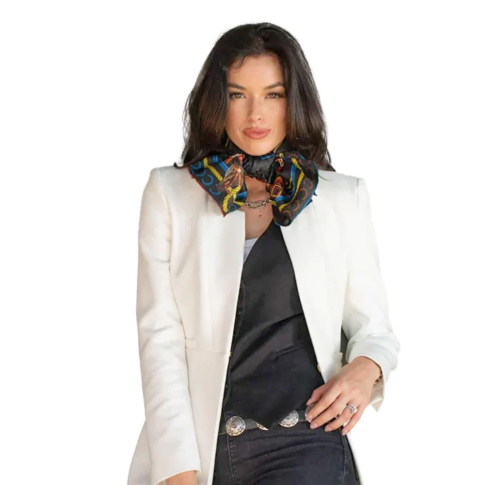 Fringe Scarves Derby Black