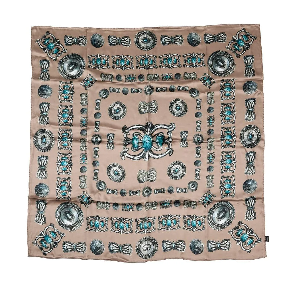 Fringe Scarves Turquoise Concho Pink Long Tall