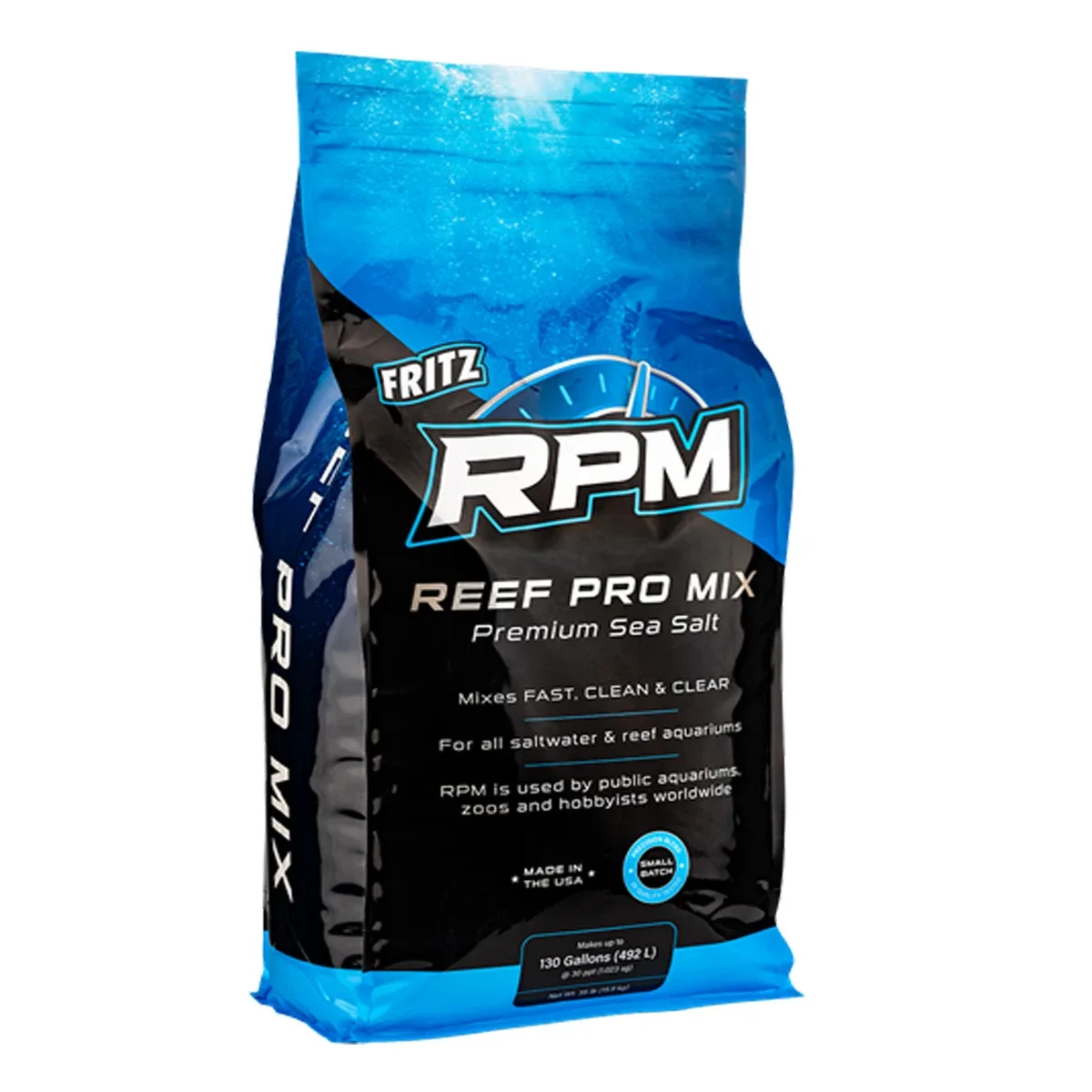 FritzPro RPM Salt Mix Blue Bag (35 lbs - Makes 130 Gallons) - Fritz Aquatics