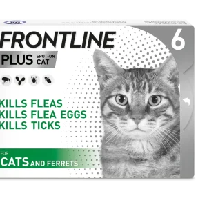 Frontline Plus for Cats x6