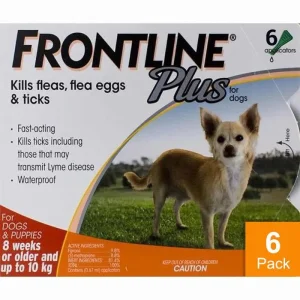 Frontline Plus for Dogs Under 22lbs (10kg)