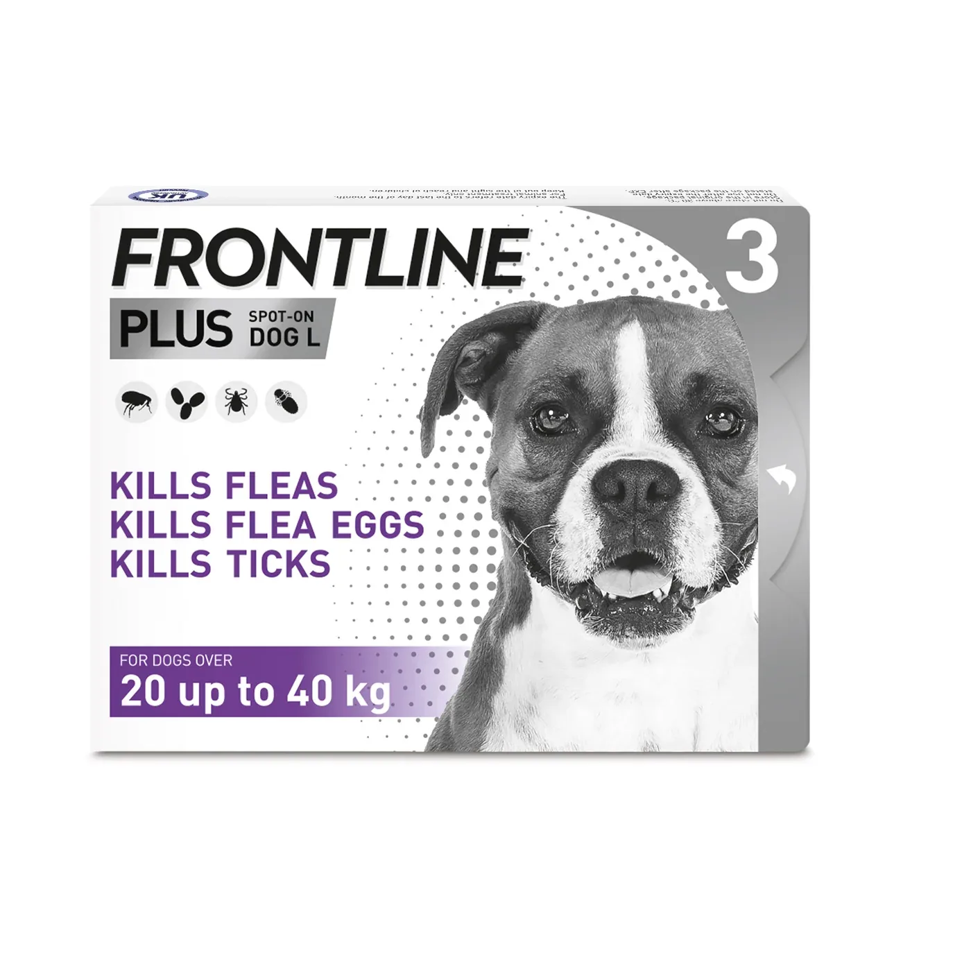 Frontline Plus for Large Dogs x3 - Image 2