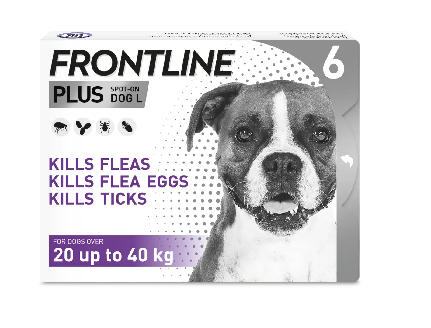 Frontline Plus for Large Dogs x6