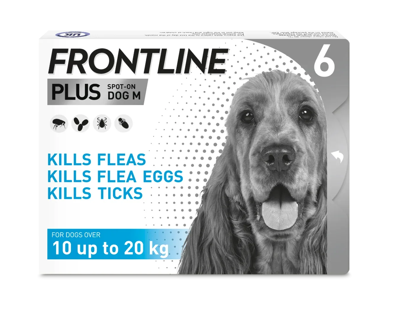 Frontline Plus for Medium Dogs x6