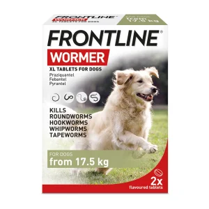 Frontline Wormer XL Tablets for Dogs x2