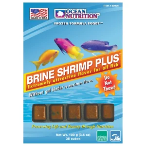 Frozen Brine Shrimp Plus (35 cubes, 3.5 oz) - Ocean Nutrition