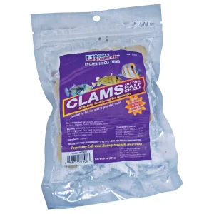 Frozen Clams on the Half Shell (8 oz) - Ocean Nutrition
