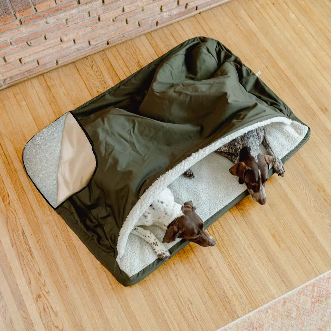 Fully Washable Forgiveness Cozy Cave® Rectangle Dog Bed - Image 2