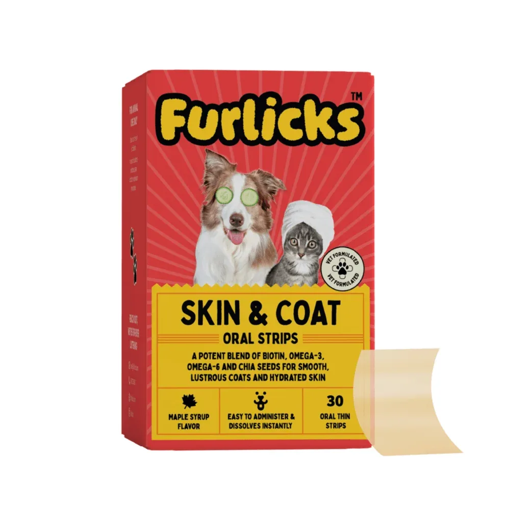 Furlicks Skin & Coat & Gut Health Supplement Combo for Dogs & Cats - Image 2