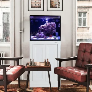 Fusion Pro 2 40 Gallon AIO Lagoon Aquarium w/ WHITE APS Stand - Innovative Marine