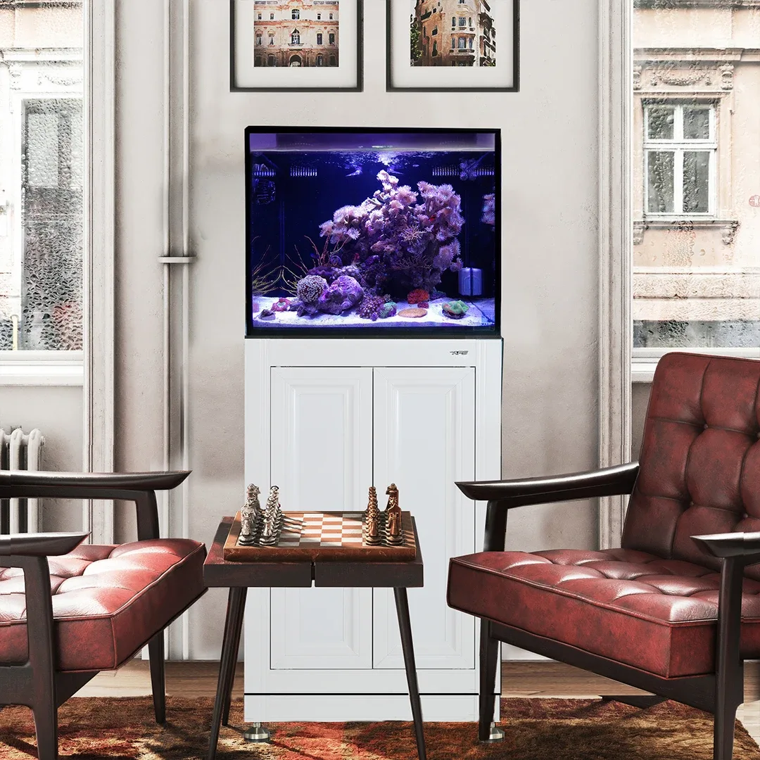 Fusion Pro 2 40 Gallon AIO Lagoon Aquarium w/ WHITE APS Stand - Innovative Marine
