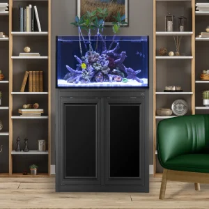 Fusion Pro 2 50 Gallon AIO Lagoon Aquarium w/ BLACK APS Stand - Innovative Marine
