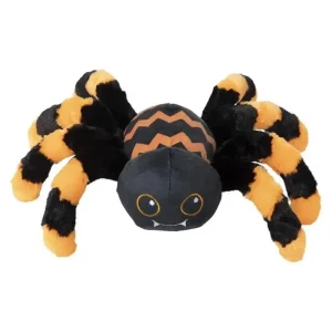 FuzzYard Creepers Spider Orange/Black Large Plush Dog Toys