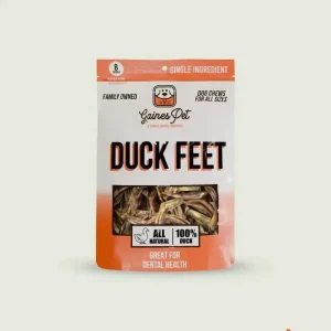 Gaines Family Farmstead All-Natural Duck Feet Dog Treats for Happy, Healthy Chewers