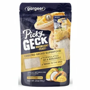 Gargeer Picky Geck Moonlight Feast - Premium Crested Gecko Food for Optimal Nutrition