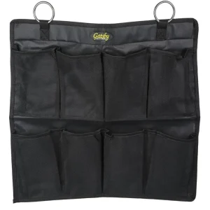 Gatsby Nylon Horse Boot Hanging Organizer Black