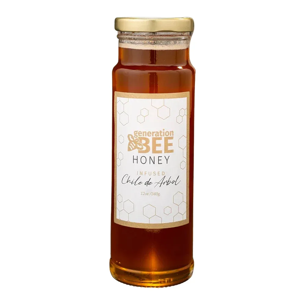 Generation Bee Chili de Arbol 12oz Honey - Image 2