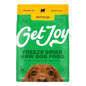 Get Joy Beef Recipe Human-Grade All Life Stages Freeze-Dried Raw Dog Food