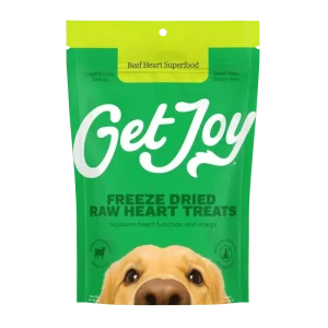 Get Joy Superfood Beef Organ Heart Freeze-Dried Dog Treats