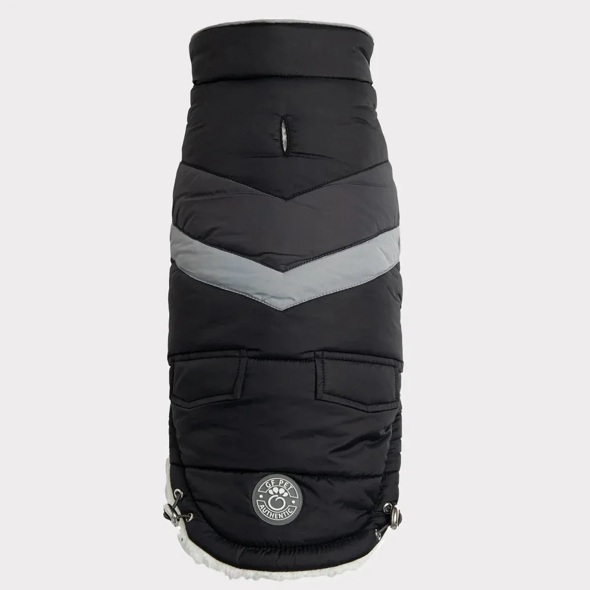 GF Pet Alpine Puffer - Retro Sherpa Lined Dog Coat