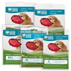 GG Fabric Mesh Muzzle Large Red