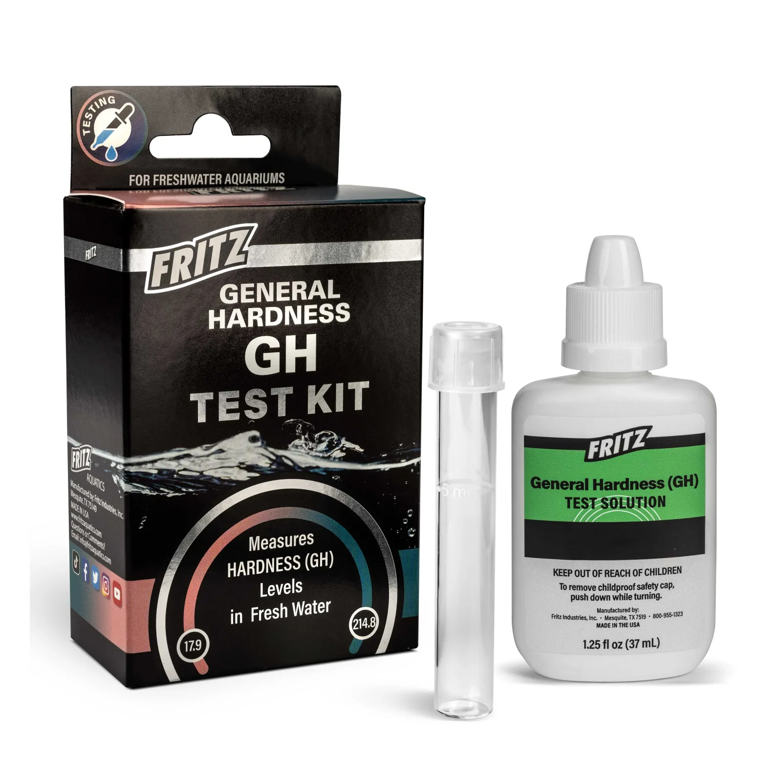 GH Liquid Test Kit - Fritz Aquatics