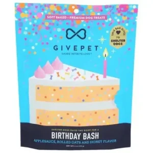 GivePet Birthday Bash Soft-Baked Dog Treats 6oz