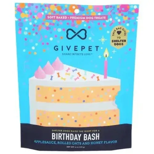 GivePet Birthday Bash Soft-Baked Dog Treats 6oz