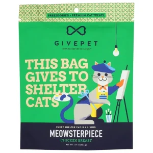GivePet Meowsterpiece Freeze Dried Cat Treats 1.25oz