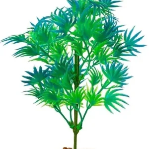 GloFish Plastic Aquarium Plant - Green/Blue
