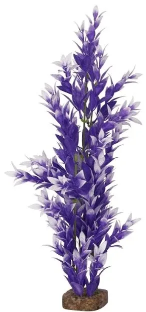 GloFish Plastic Aquarium Plant - Purple/White