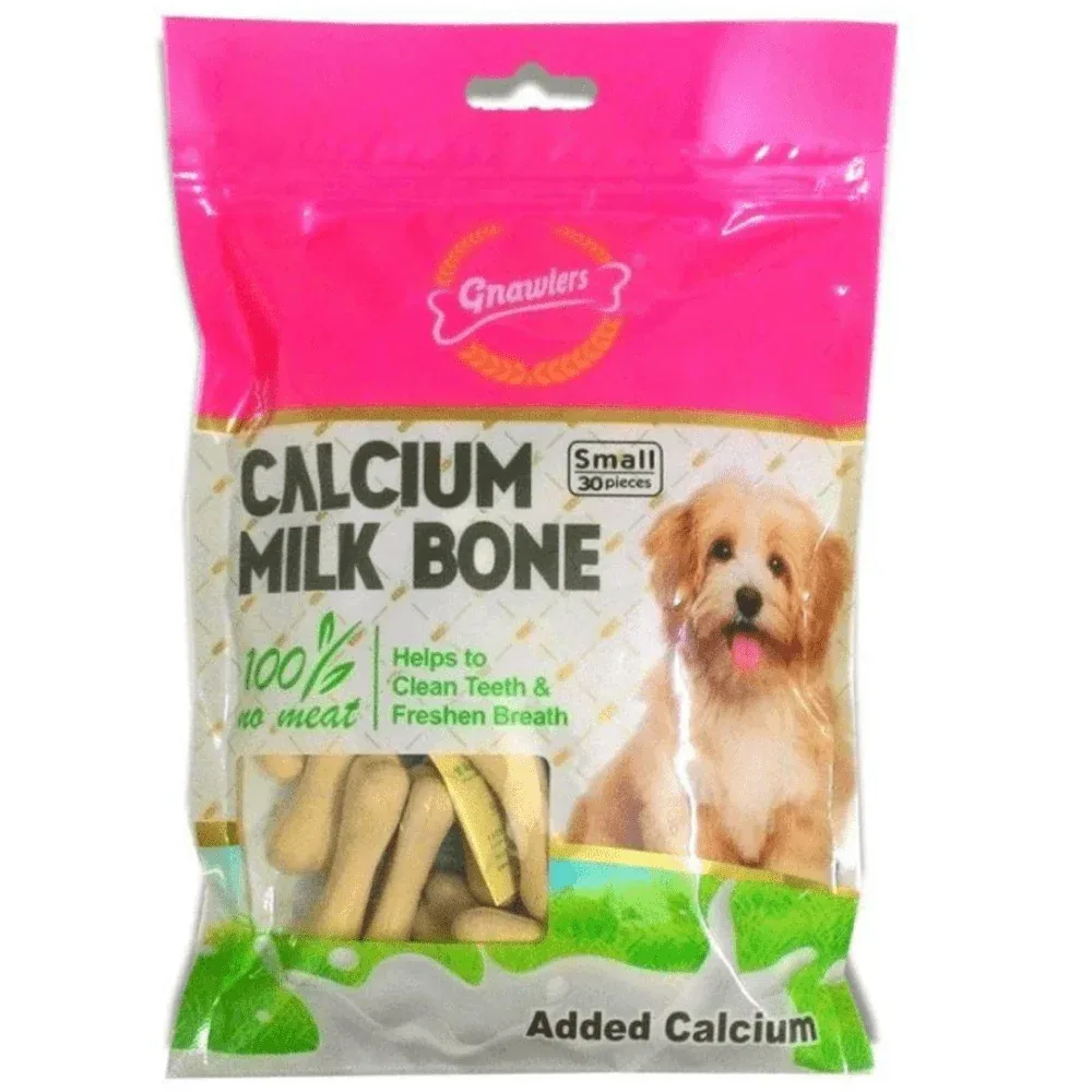 Gnawlers Calcium Milk Bone and Henlo Chicken Jerky Dog Treats Combo - Image 2