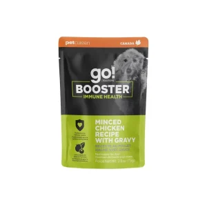 Go! Solutions Booster Immune Health Minced Chicken with Gravy Wet Dog Food 24ea/2.8 oz
