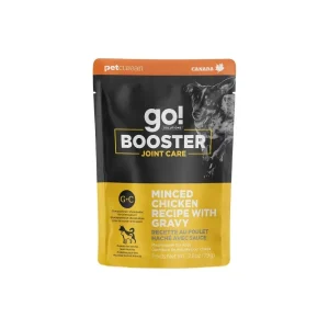 Go! Solutions Booster Joint Care Minced Chicken with Gravy Wet Dog Food 24ea/2.8 oz