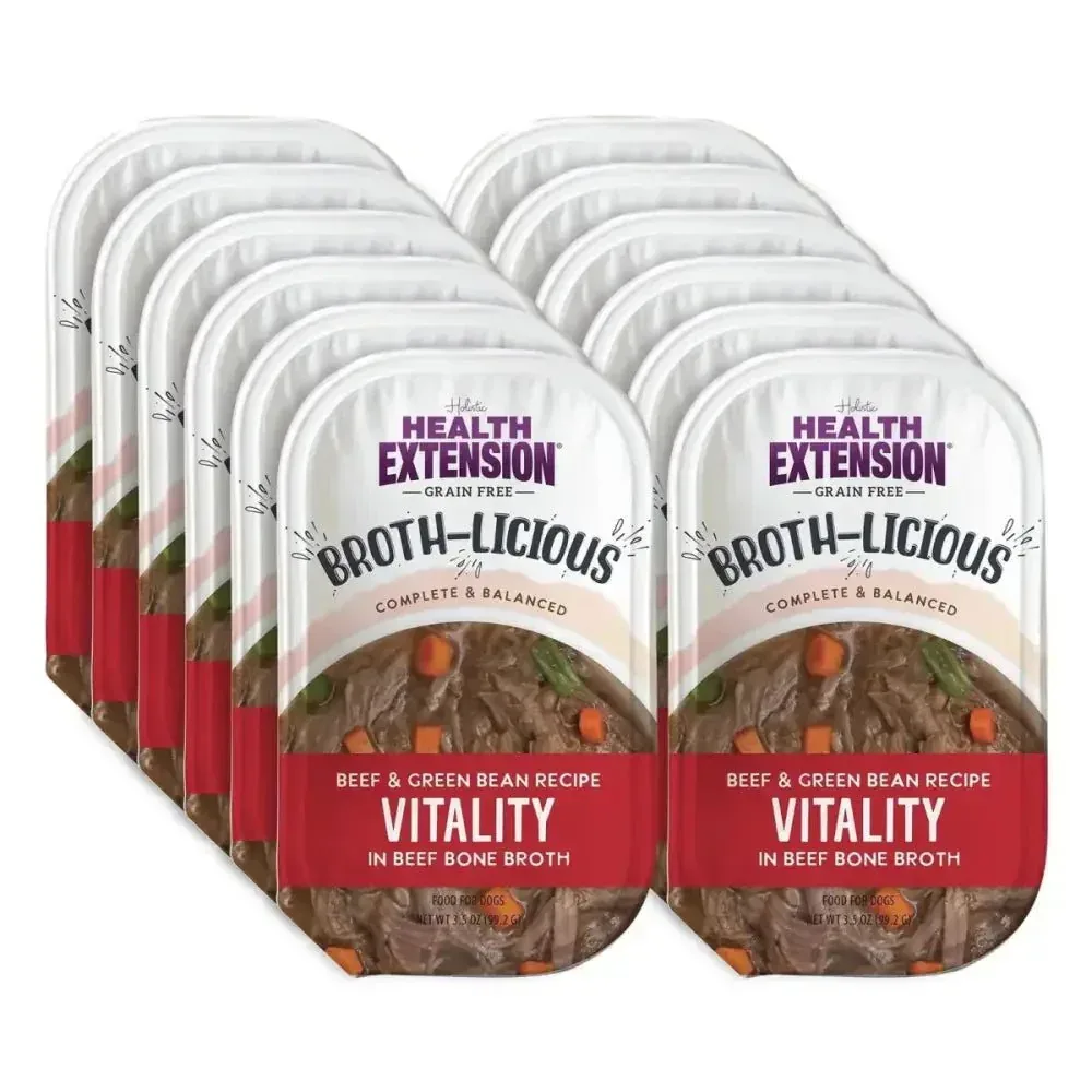 Grain-Free Wet Dog Food – Beef & Green Bean Recipe, 3.5 oz (12 Pack)