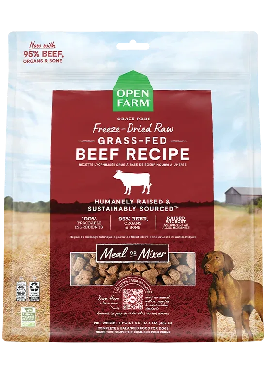 Grass-Fed Beef Freeze Dried Raw Morsels for Dogs