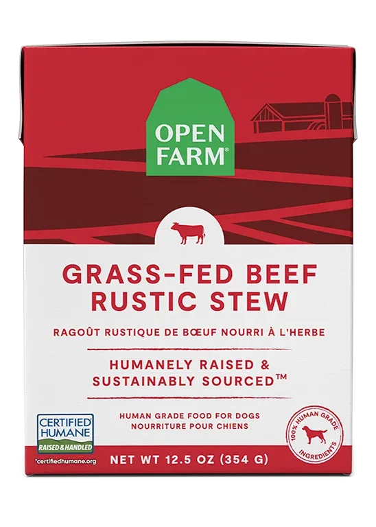 Grass-Fed Beef Rustic Stew Wet Dog Food
