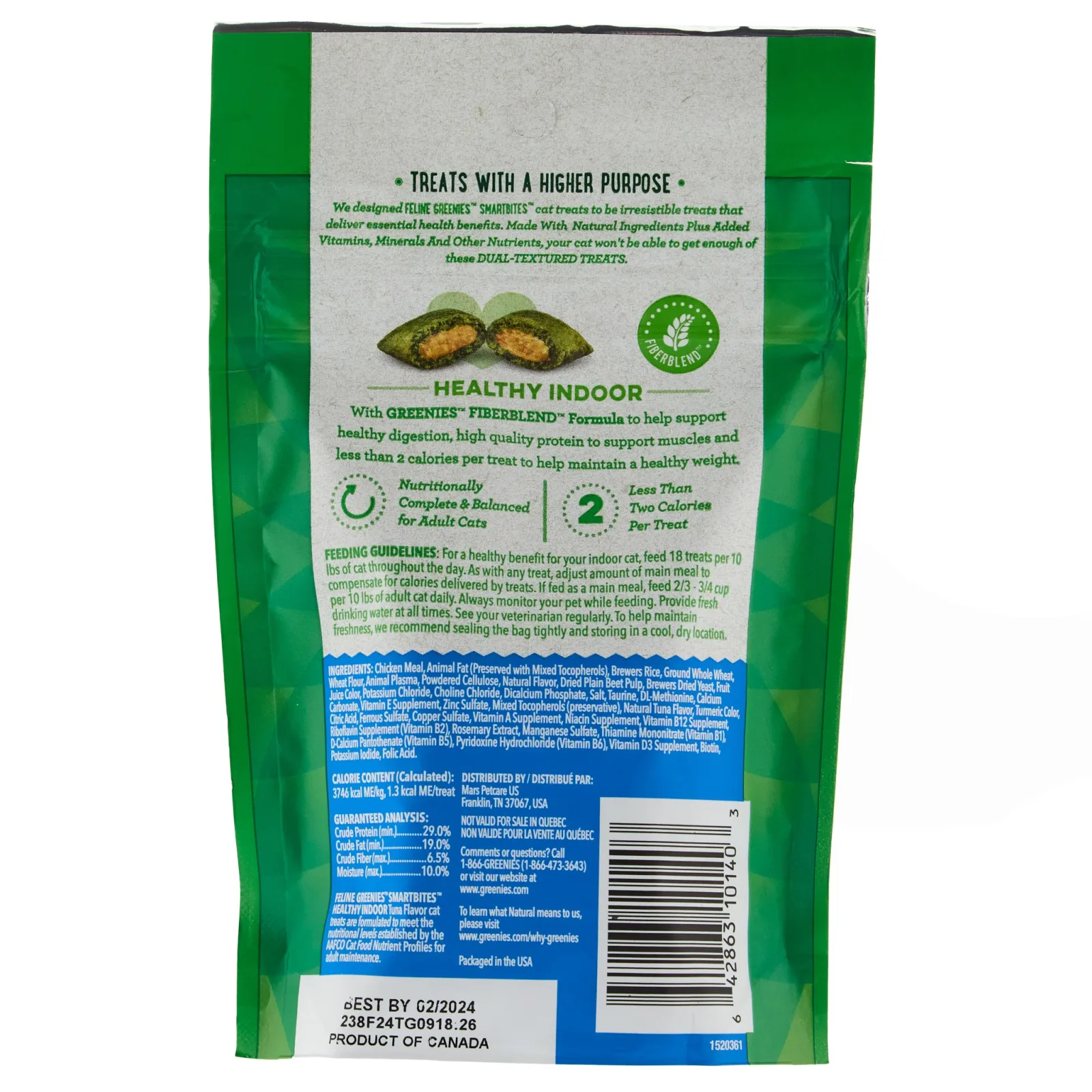 Greenies Feline Healthy Indoor Tuna Smartbites - Image 2