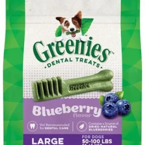 Greenies Large Blueberry Treat Pack Dental Dog Treats - 12 oz