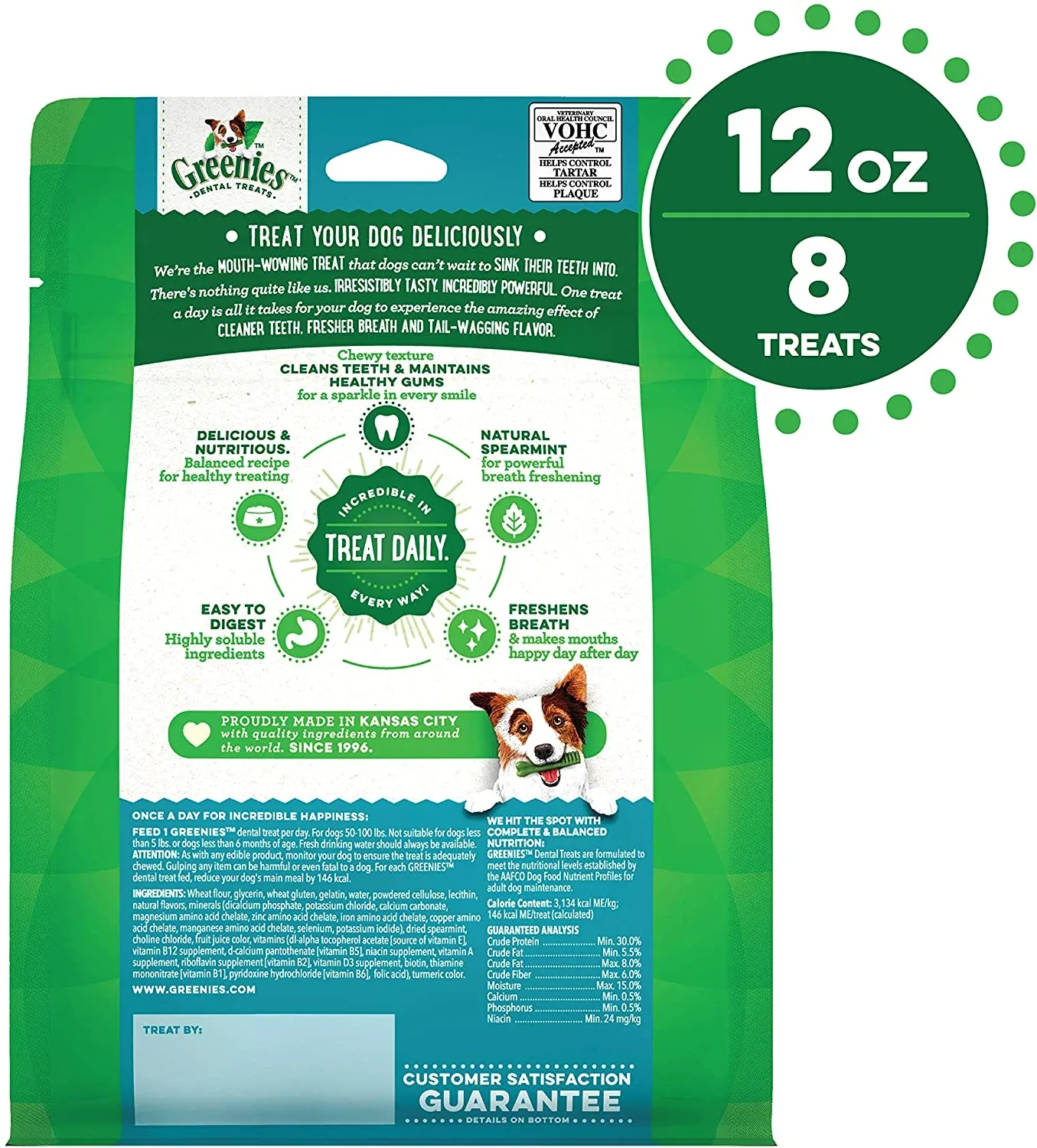 Greenies Large Fresh Treat Pack Dental Dog Treats - 12 oz - Image 2