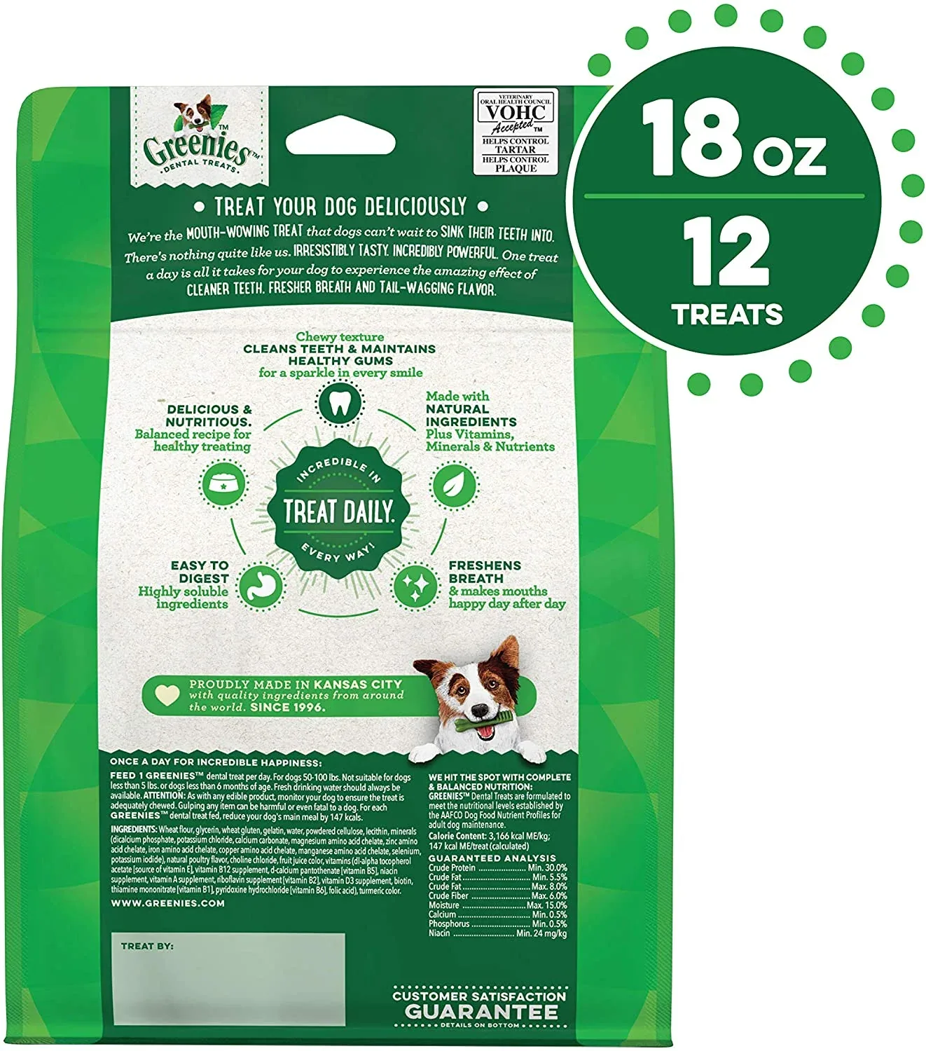 Greenies Large Mega Treat Pack Dental Dog Treats - 18 oz - 12 Count - Image 2